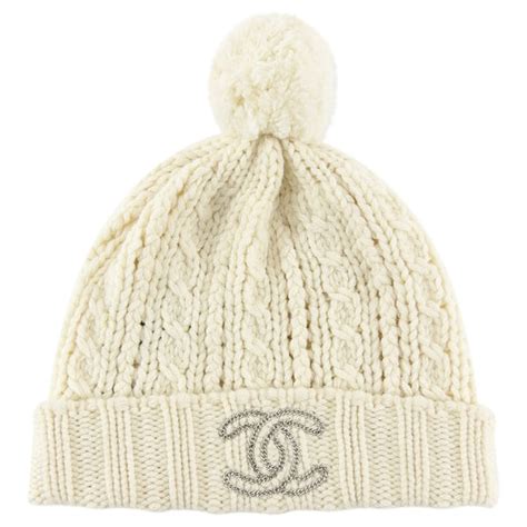 chanel beanie pom pom|Chanel headwear.